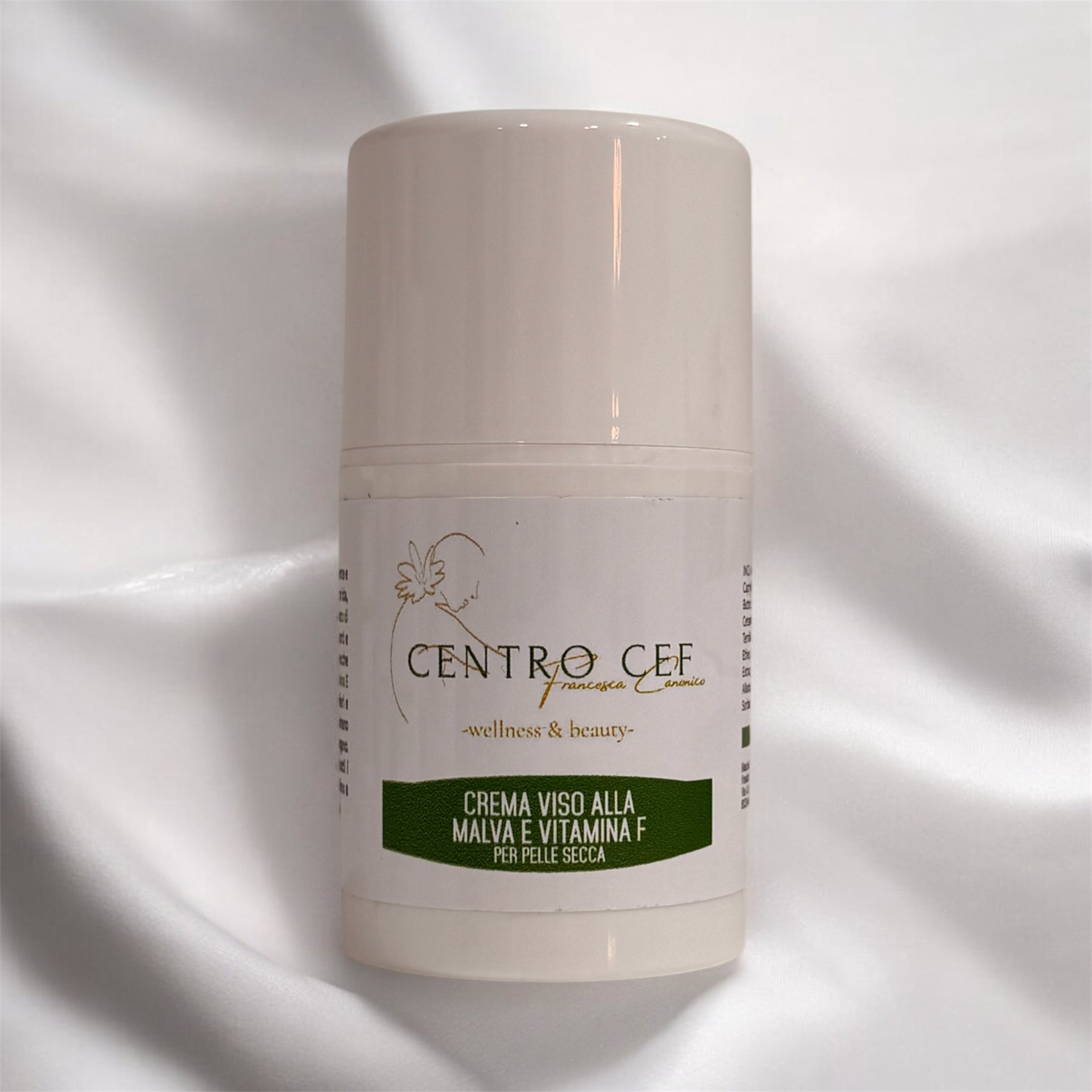 Crema Viso alla Malva e Vitamina F per pelle secca