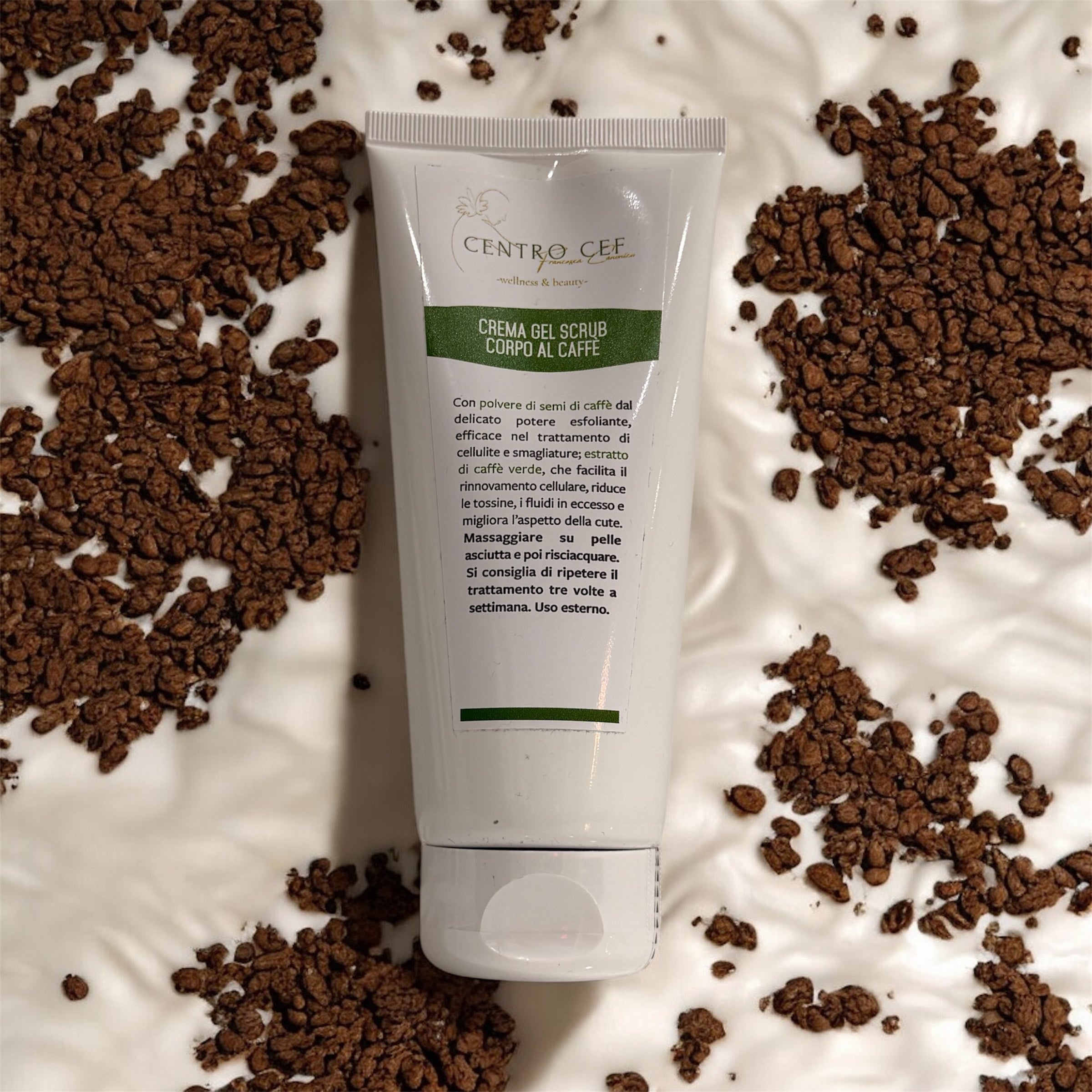 Crema Gel Scrub Viso/Corpo al Caffè